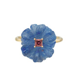 BLOSSOM AVVENTURINA BLU ANELLO