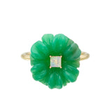 BLOSSOM CHRYSOPRASE RING