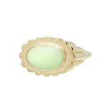 MARGARITA CABOCHON CHRYSOPRASE RING