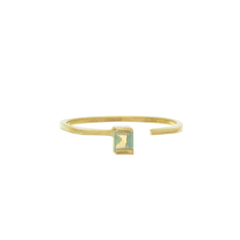 ARO C CARRÉ OPAL RING