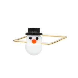 SNOWMAN WHITE RING