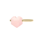 MINI CORAZON ROSA ANELLO