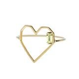 CORAZON PERIDOT RING