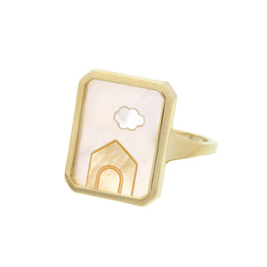 CAMEO PERLA CASITA ANELLO