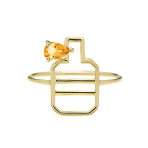 PERFUME GOTA CITRINE RING