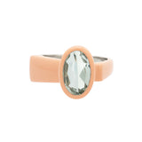 TRAPECIO AMETHYST PINK RING