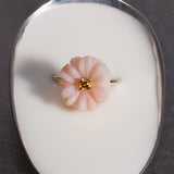 BLOSSOM PINK OPAL RING