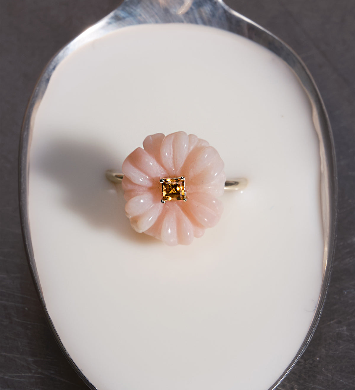BLOSSOM OPALE ROSA ANELLO