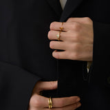 ARO C BAGUETTE OPAL RING