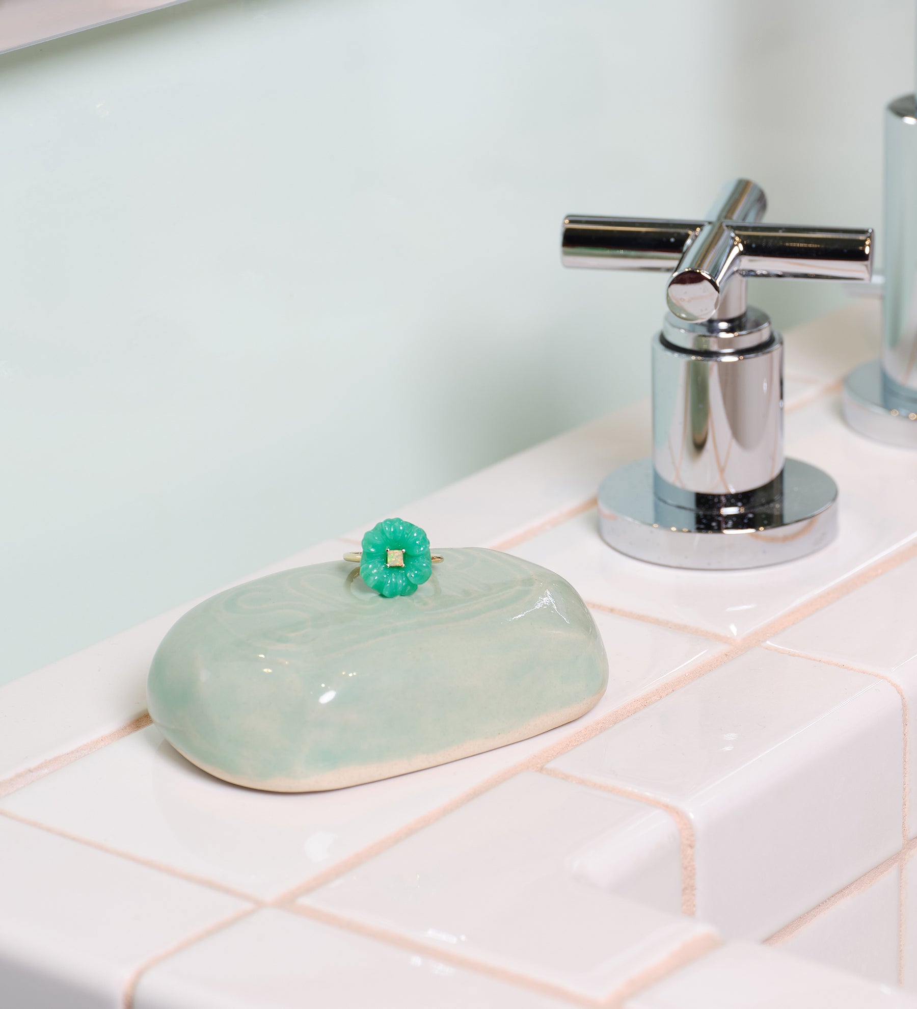 RAMIRO SOAP GREEN DECOR OBJECT