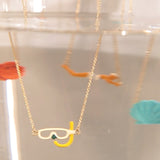 SNORKELING YELLOW NECKLACE