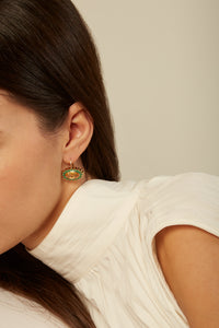 MARGARITA CITRINO GREEN EARRINGS