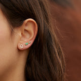 MINI HORSESHOE BRILLANTE ORECCHINI