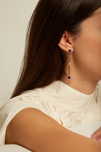 PISTILO CARRÉ BLUE EARRINGS