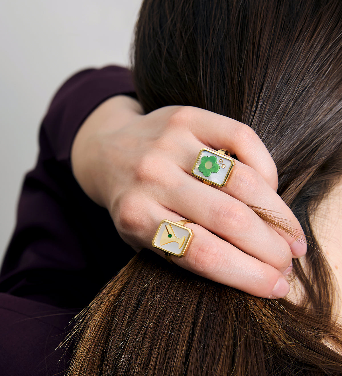 CAMEO PERLA MARTINI RING