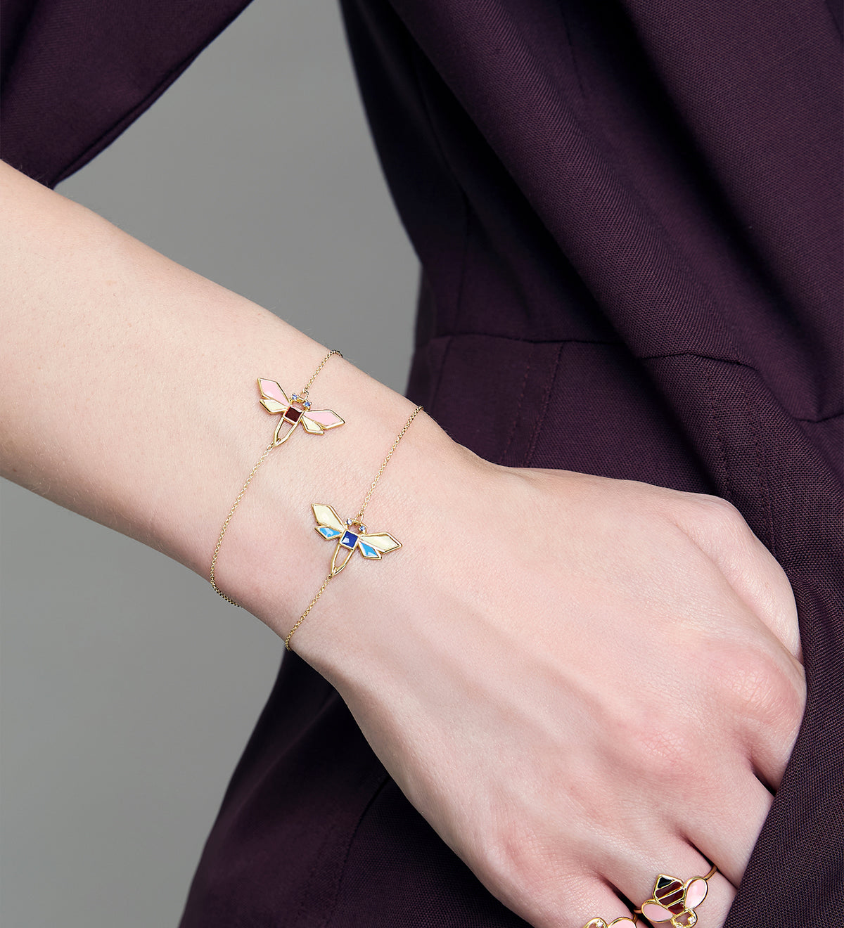 BEE BRILLANTE PRISMA YELLOW RING