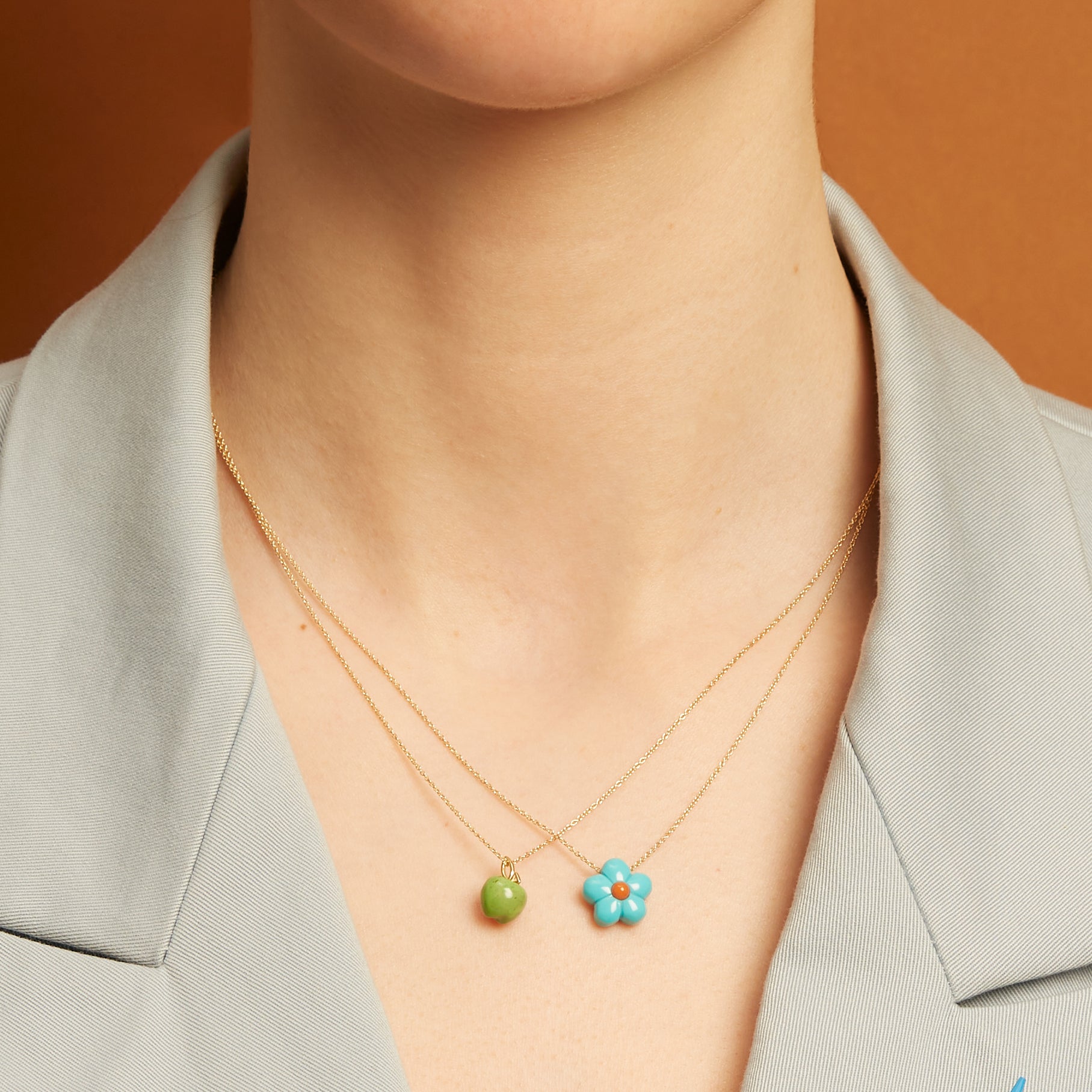 APPLE GREEN NECKLACE