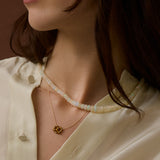 A DECO OPAL NECKLACE