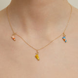 TRIO CREMA SOLAR NECKLACE
