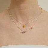 BEACH CHAIR BLUE NECKLACE