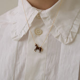 CABALLO BROWN NECKLACE