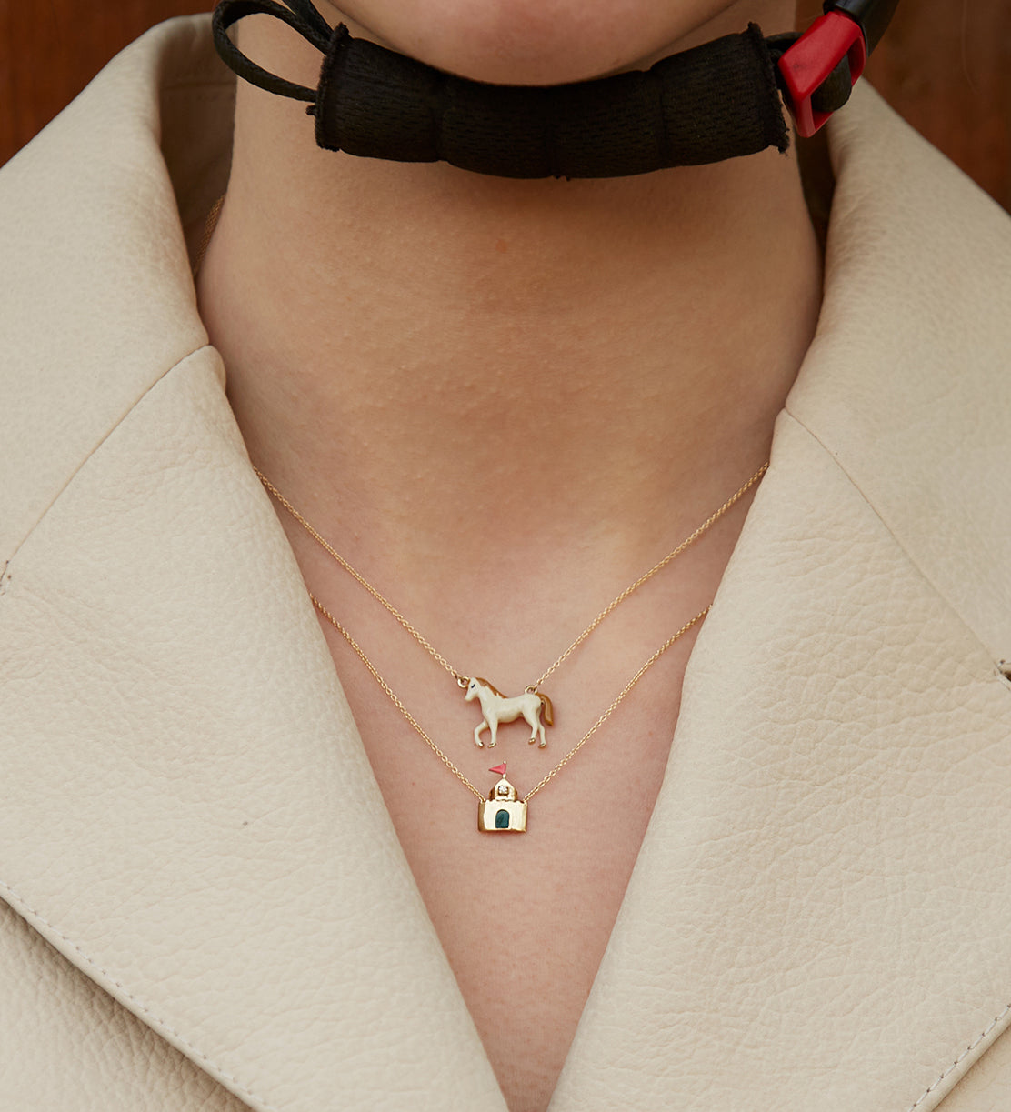 CABALLO BIANCO COLLANA
