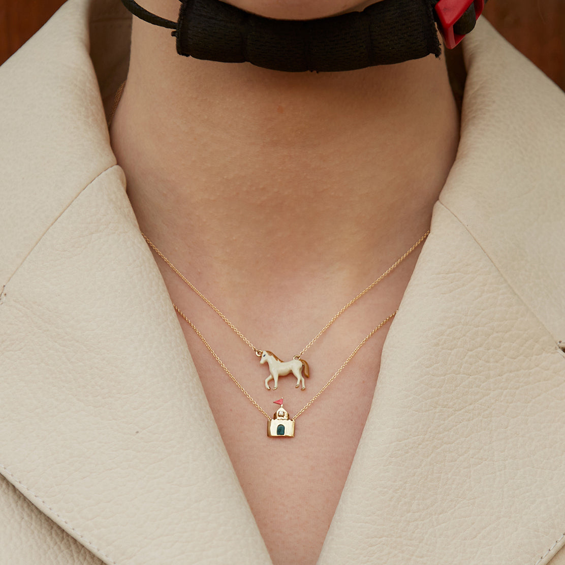 CABALLO WHITE NECKLACE