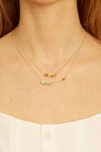 Load image into Gallery viewer, NADADORA RAYADA SKY BLUE NECKLACE
