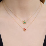 CHAIR RED NECKLACE