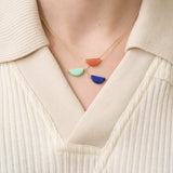 EMPANADA CHRYSOPRASE NECKLACE
