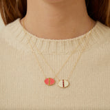 DECO LAGO GARNET NECKLACE