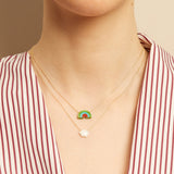 ARCOIRIS TURCHESE COLLANA