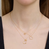 MINI CORAZON BRILLANTE NECKLACE