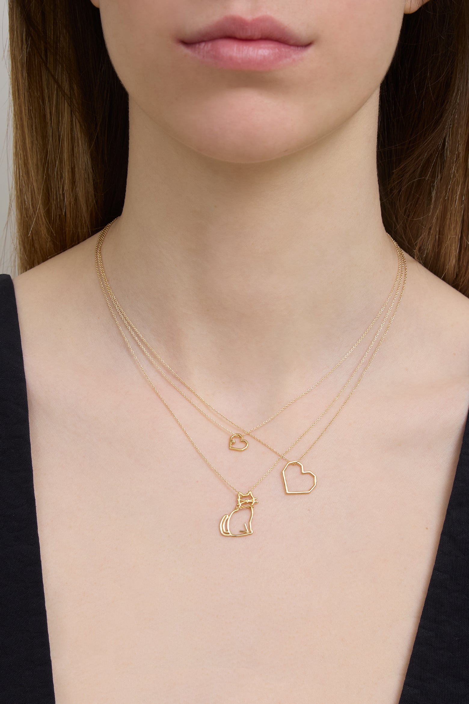 【ALIITA】Martini 9kt yellowgold necklace diamond 関税送料込 TRENCITO NECKLACE – ALIITA