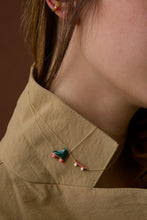 Load image into Gallery viewer, ROLLER GREEN + PINK NECKLACE
