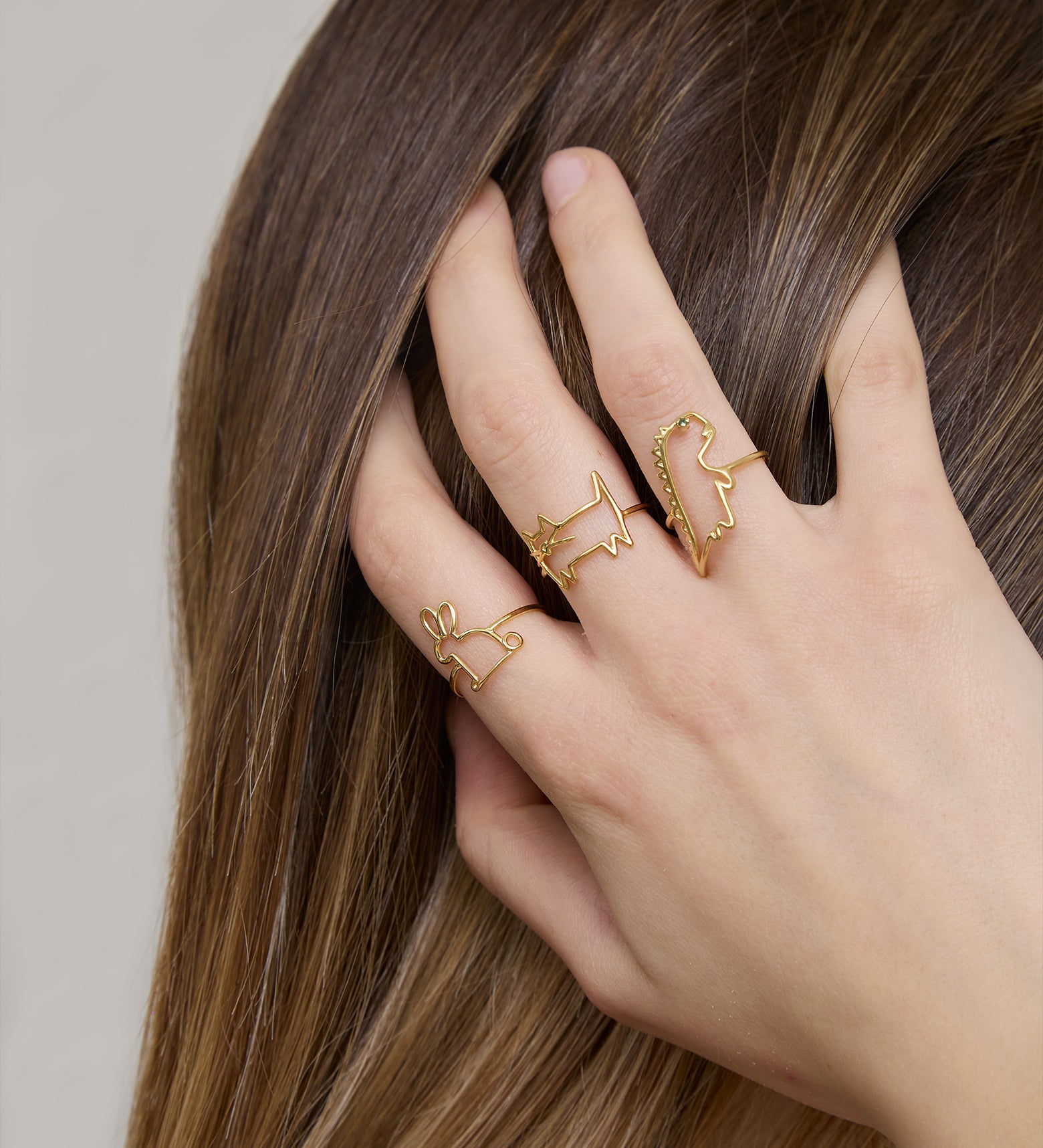 DINO ESMERALDA RING