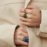 SPACE BAGUETTE AMETHYST RING