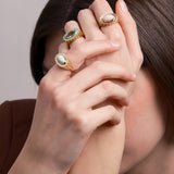 MARGARITA CABOCHON CHRYSOPRASE RING