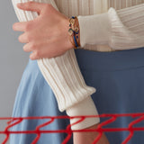 TENNIS PINK CORD BRACELET