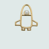 NAVE ESPACIAL PERLA COLLANA
