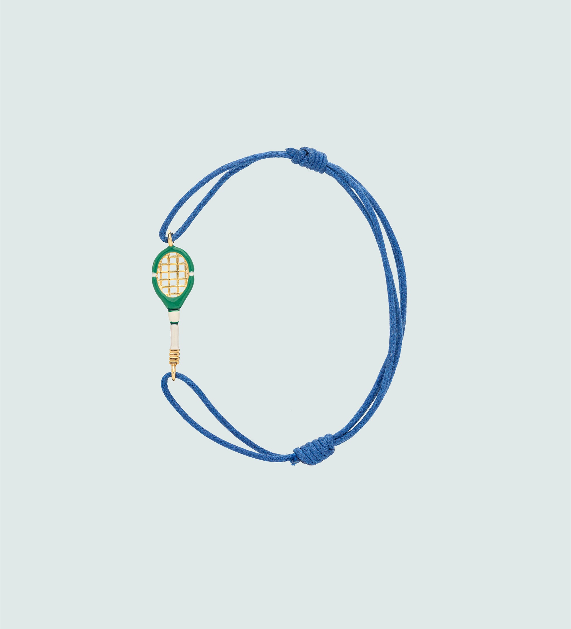 TENNIS PISTACHIO GREEN CORD BRACELET