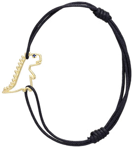 DINO ZAFIRO AZUL BRACCIALE CORDA