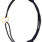 MINI CORAZON BRILLANTE CORD BRACELET