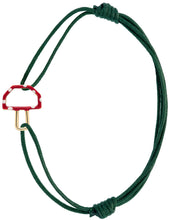 Load image into Gallery viewer, MUSHROOM RED CORD BRACELET
