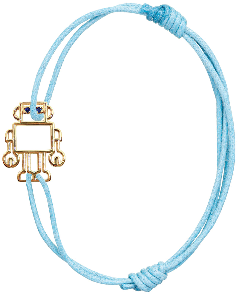 ROBOT ZAFIRO AZUL CORD