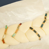 DECO MAXI BAGUETTE MULTICOLOR EARRINGS