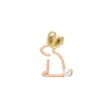 Load image into Gallery viewer, CONEJITO PERLA ENAMEL PINK EARRING
