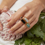 DIASPRO BLACK AGATE RING