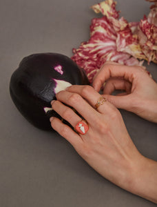 CAMEO CARROT RING