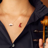 BAILAORA RED NECKLACE